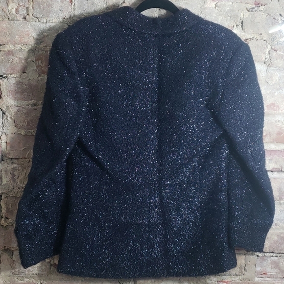 Louis Feraud ladies blazer navy blue size 6 - Picture 7 of 7